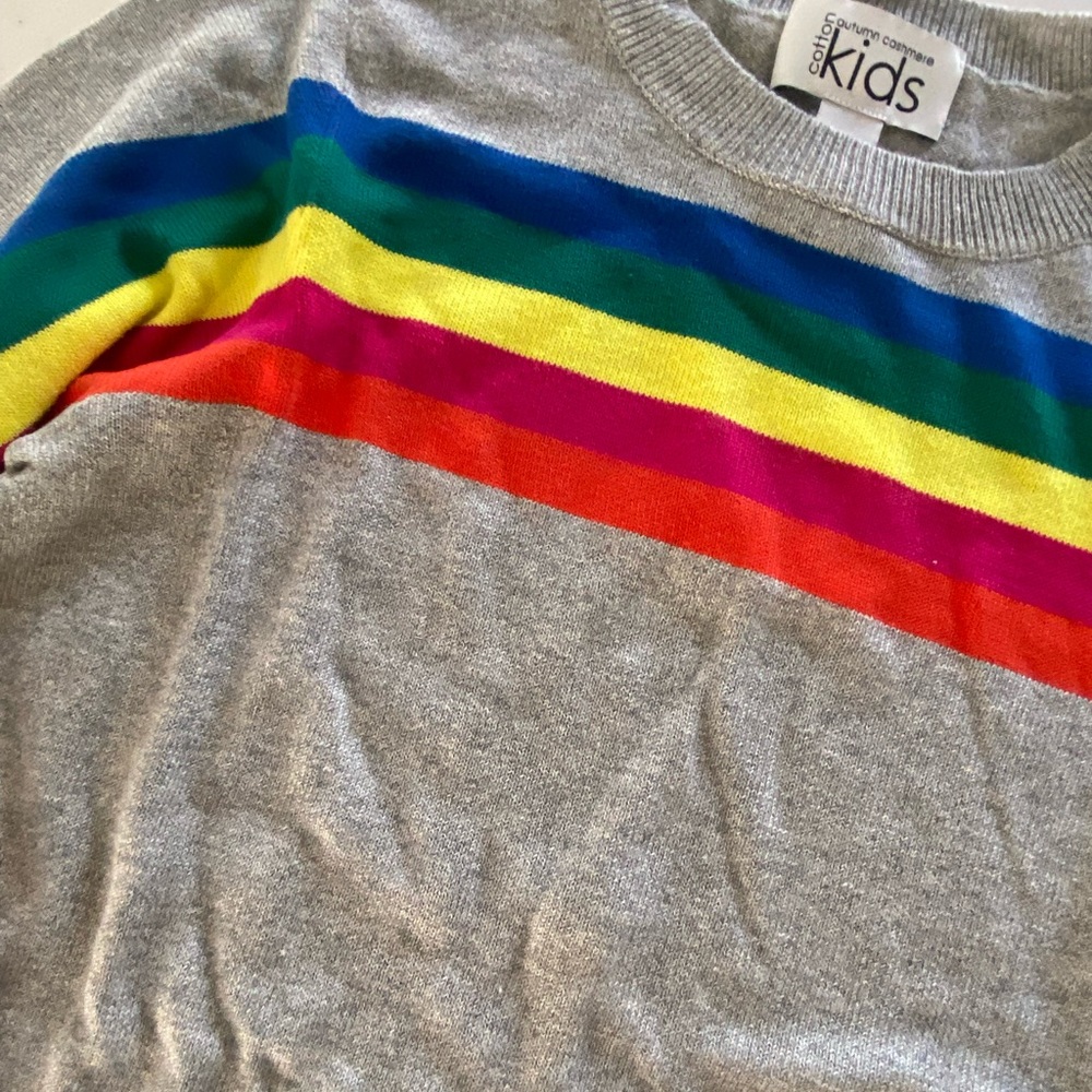 Autumn Cashmere Kids Rainbow Sweater - Picture 2 of 4